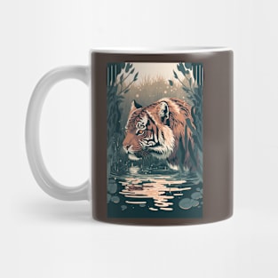 The Tiger's Aquatic Odyssey Mug